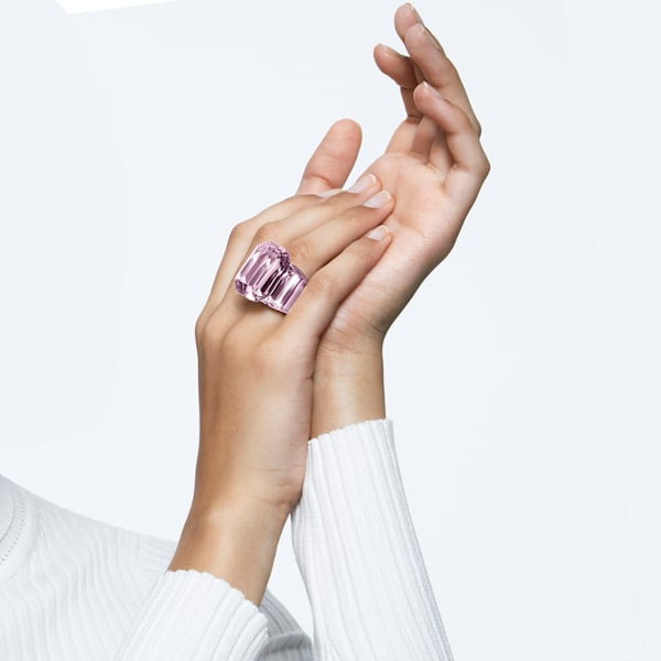 Lucent cocktail ring, Pink